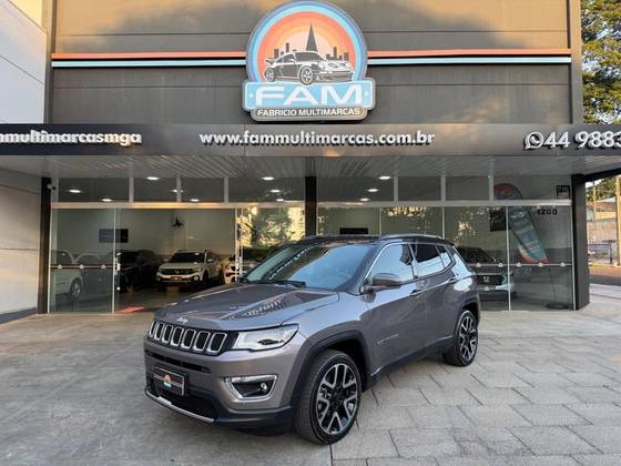 JEEP COMPASS 2.0 16V FLEX LIMITED AUTOMÁTICO JEEP COMPASS 2.0 16V FLEX LIMITED AUTOMÁTICO